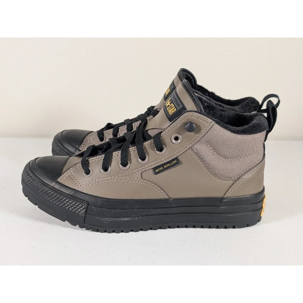 Converse Chuck Taylor Malden Street Boots Mens 7 Taupe Mid Shoes A14619C